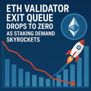 Eth Validator Exit Queue Drops To Zero As Staking Demand Skyrockets
