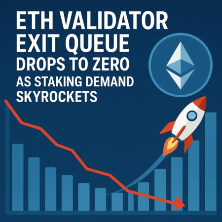 Eth Validator Exit Queue Drops To Zero As Staking Demand Skyrockets