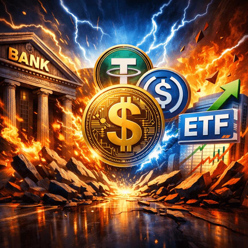 Banks, Stablecoins and ETFs Clash in Crypto’s Next Phase
