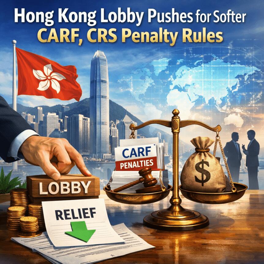 Hong Kong Lobby Pushes for Softer CARF, CRS Penalty Rules