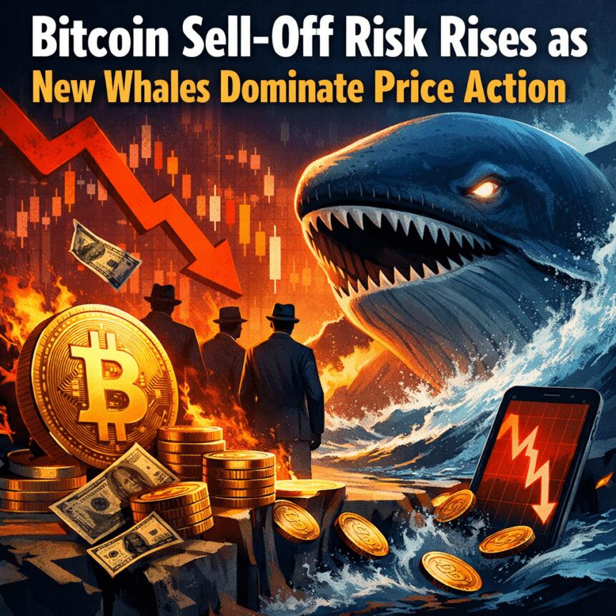 Bitcoin Sell-Off Risk Rises as New Whales Dominate Price Action