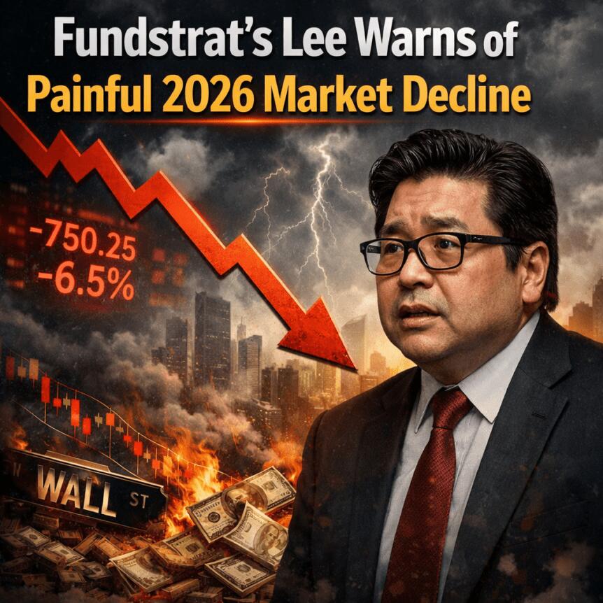 Fundstrat’s Lee Warns of Painful 2026 Market Decline