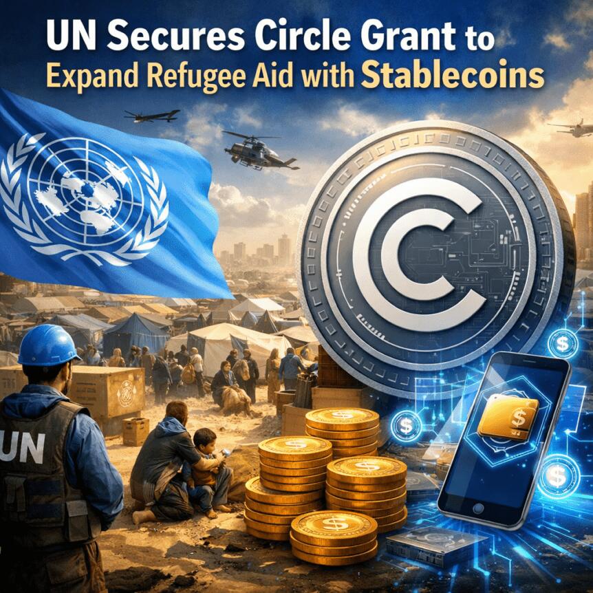 UN Secures Circle Grant to Expand Refugee Aid with Stablecoins