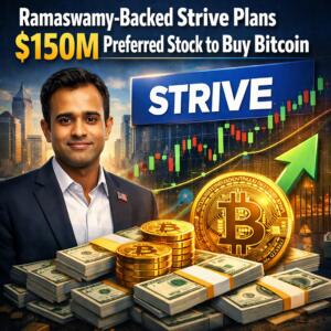 Ramaswamy-Backed Strive Plans $150m Preferred Stock To Buy Bitcoin