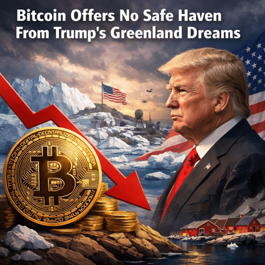 Bitcoin Offers No Safe Haven From Trump’s Greenland Dreams