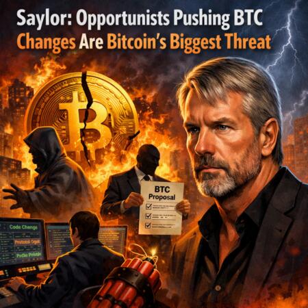 Saylor: Opportunists Pushing BTC Changes Are Bitcoin’s Biggest Threat Saylor: Opportunists Pushing Btc Changes Are Bitcoin's Biggest Threat