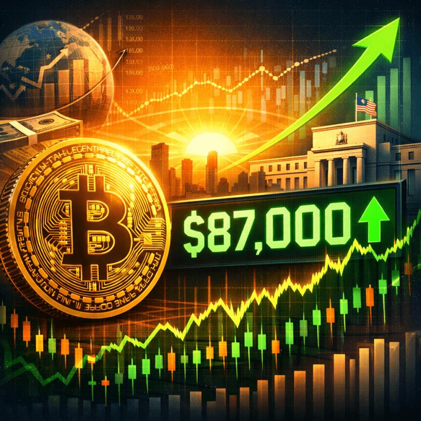 Bitcoin Gets Macro Boost As $87,000 Comes Into Play