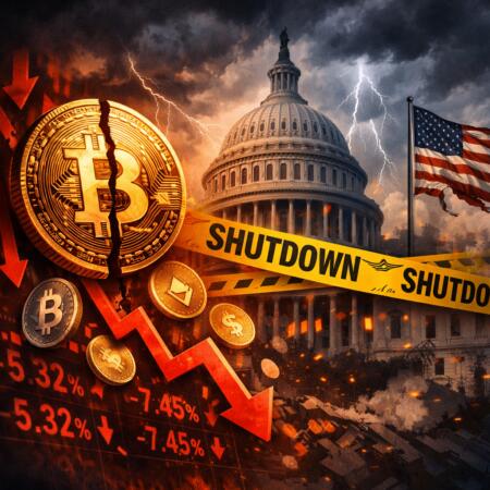 Crypto Market Drops $100b As Us Government Shutdown Fears Loom