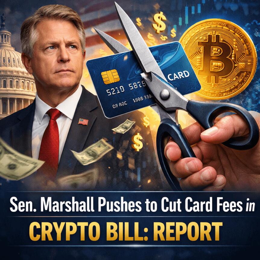 Sen. Marshall Pushes To Cut Card Fees In Crypto Bill: Report