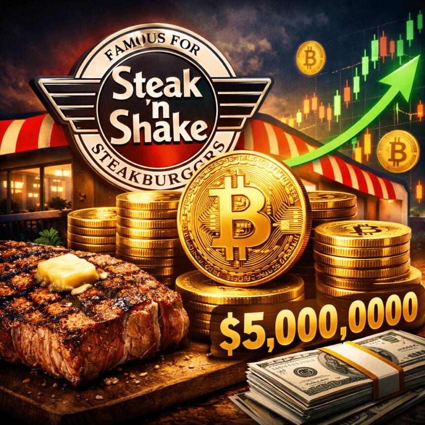 Steak 'N Shake তার কৌশলগত Bitcoin রিজার্ভ $5M দিয়ে শক্তিশালী করেছে