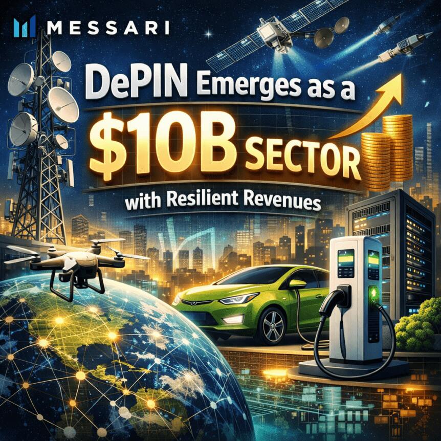 Messari: Depin Emerges As A $10b Sector With Resilient Revenues