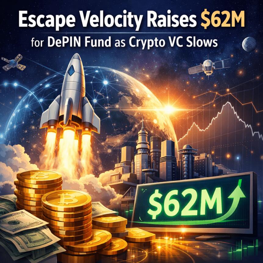 Escape Velocity Raises $62M for DePIN Fund as Crypto VC Slows