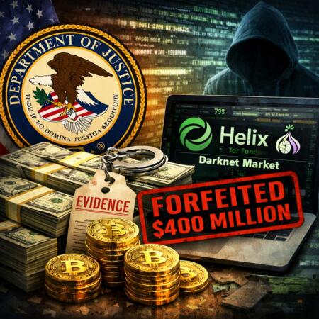Doj Finalizes $400m Helix Forfeiture In Early Bitcoin Darknet Case