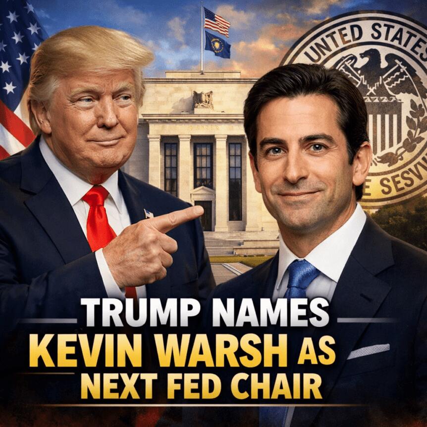 Trump Names Kevin Warsh as Next Fed Chair Trump Names Kevin Warsh As Next Fed Chair
