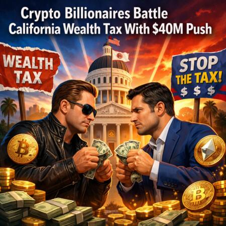 Crypto Billionaires Battle California Wealth Tax With $40m Push