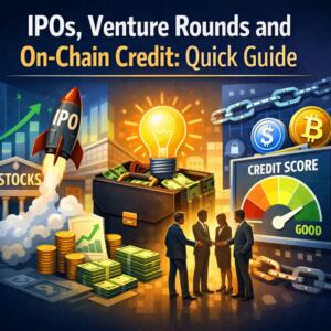 Ipos, Venture Rounds And On-Chain Credit: Quick Guide