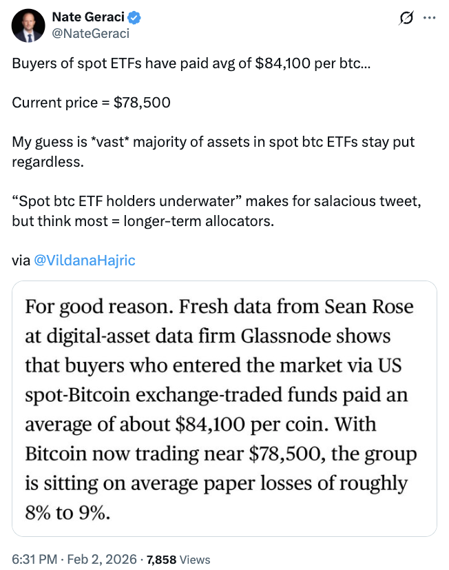 Nate Geraci tweets about ETFs