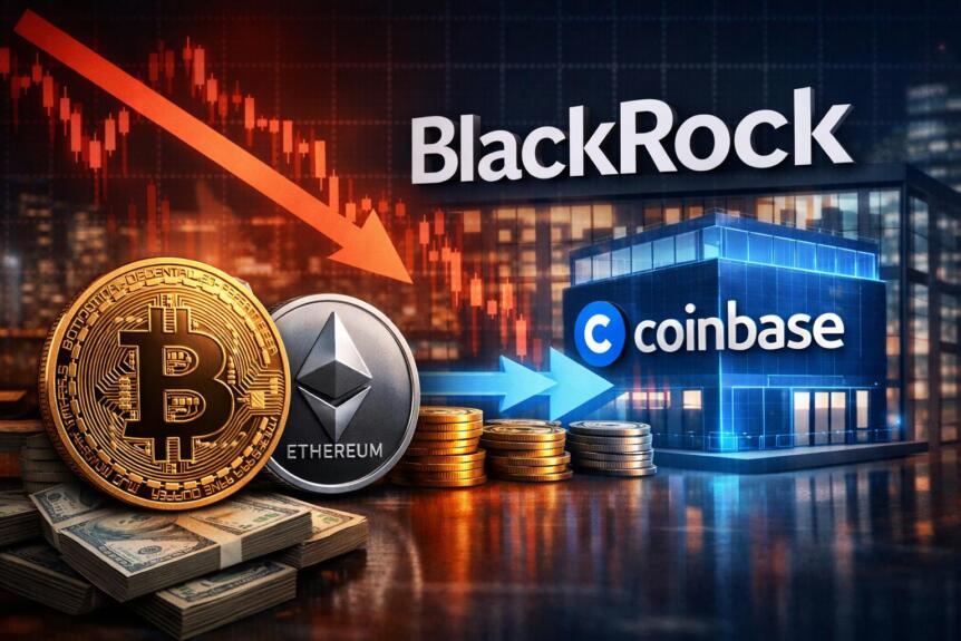 BlackRock Moves Millions in BTC and ETH to Coinbase Amid Market Decline