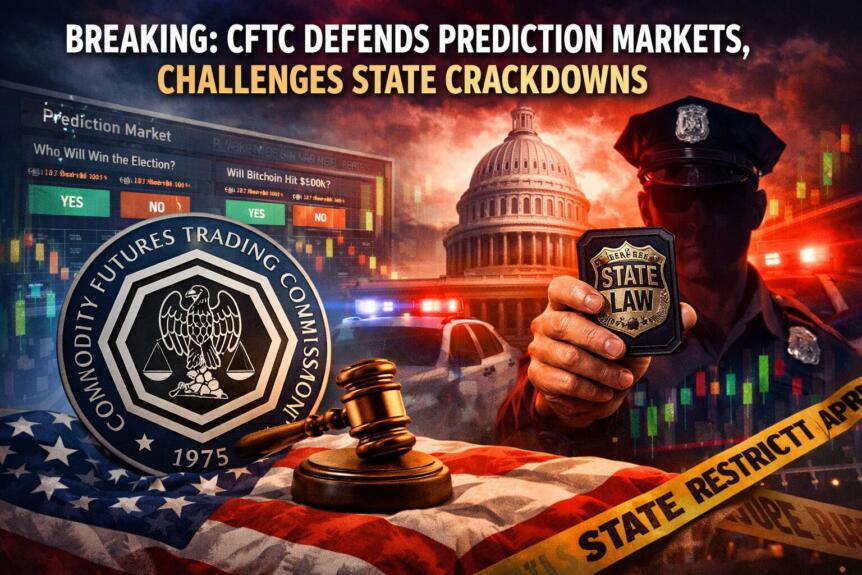 Breaking: CFTC Defends Prediction Markets, Challenges State Crackdowns Breaking: Cftc Defends Prediction Markets, Challenges State Crackdowns