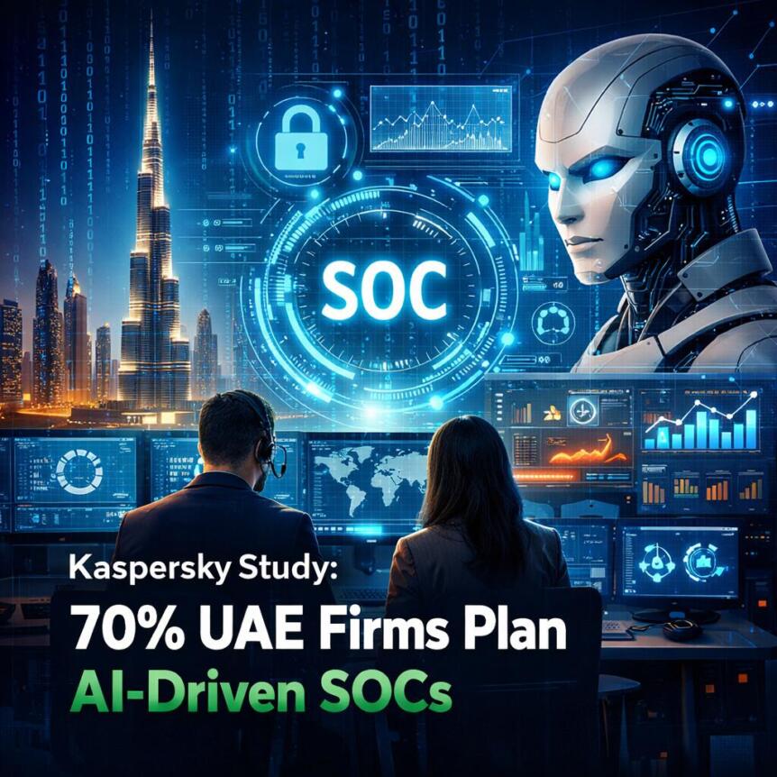 Kaspersky study: 70% UAE firms plan AI-driven SOCs