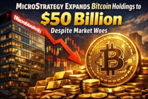 Microstrategy Expands Bitcoin Holdings To $50 Billion Despite Market Woes