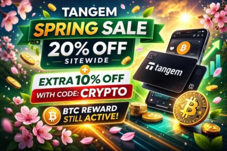 Tangem Spring Sale: 20% Off Plus Extra 10% With Code Crypto