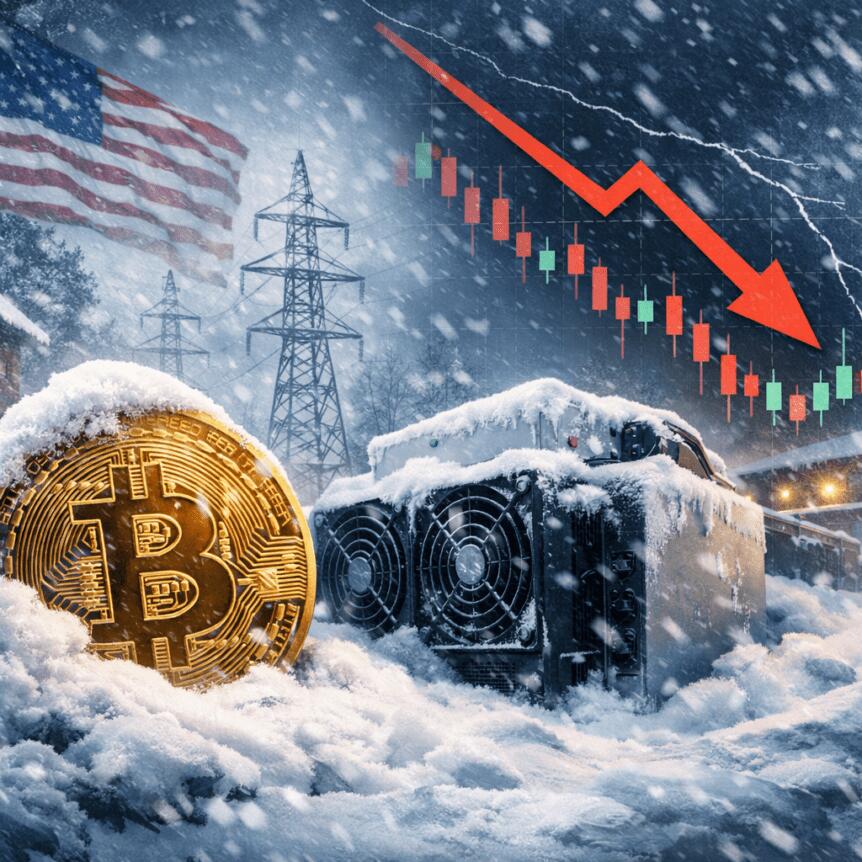 US Winter Storm Slows Bitcoin Miner Production, Data Shows