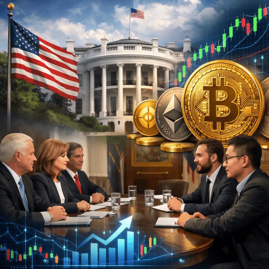 White House Talks With Crypto Executives On Market Structure