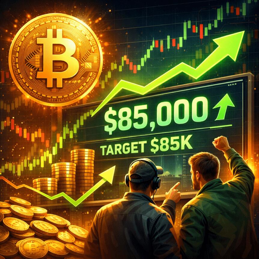 Bitcoin Traders Bet on Rebound as BTC Targets $85K Liquidity Grab
