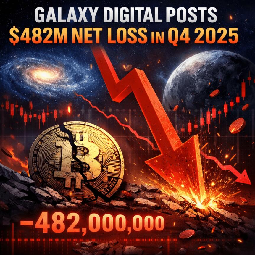 Galaxy Digital Posts $482m Net Loss In Q4 2025