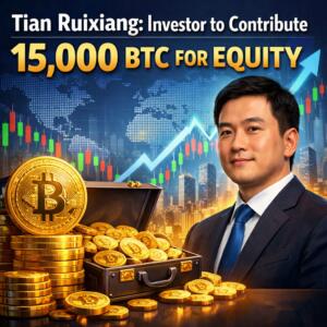 Tian Ruixiang: Investor To Contribute 15,000 Btc For Equity