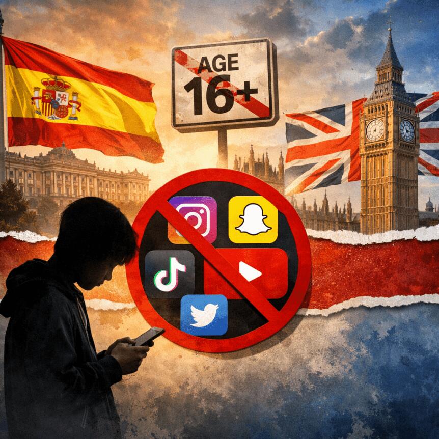 Spain Bans Social Media for Under-16s, Following UK’s Lead