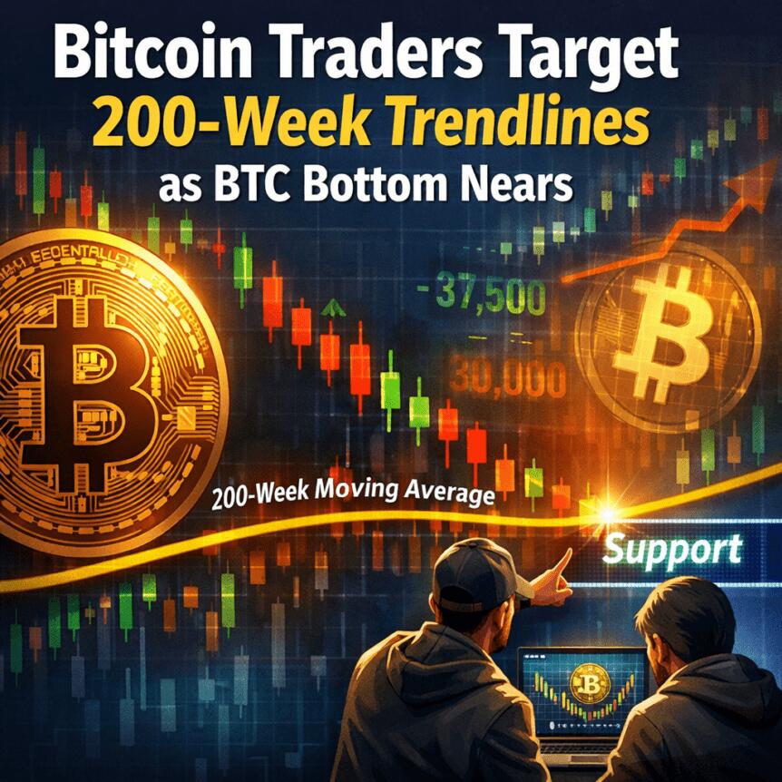 Bitcoin Traders Target 200-Week Trendlines as BTC Bottom Nears