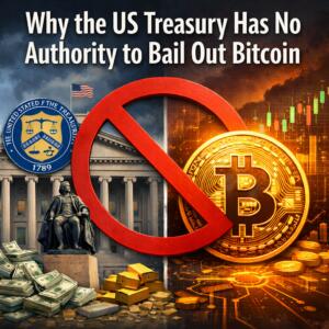 Why The Us Treasury Has No Authority To Bail Out Bitcoin