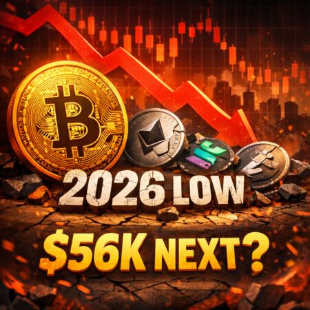 Bitcoin Dips To 2026 Low As Altcoins Crumble: Is Btc At $56k Next?