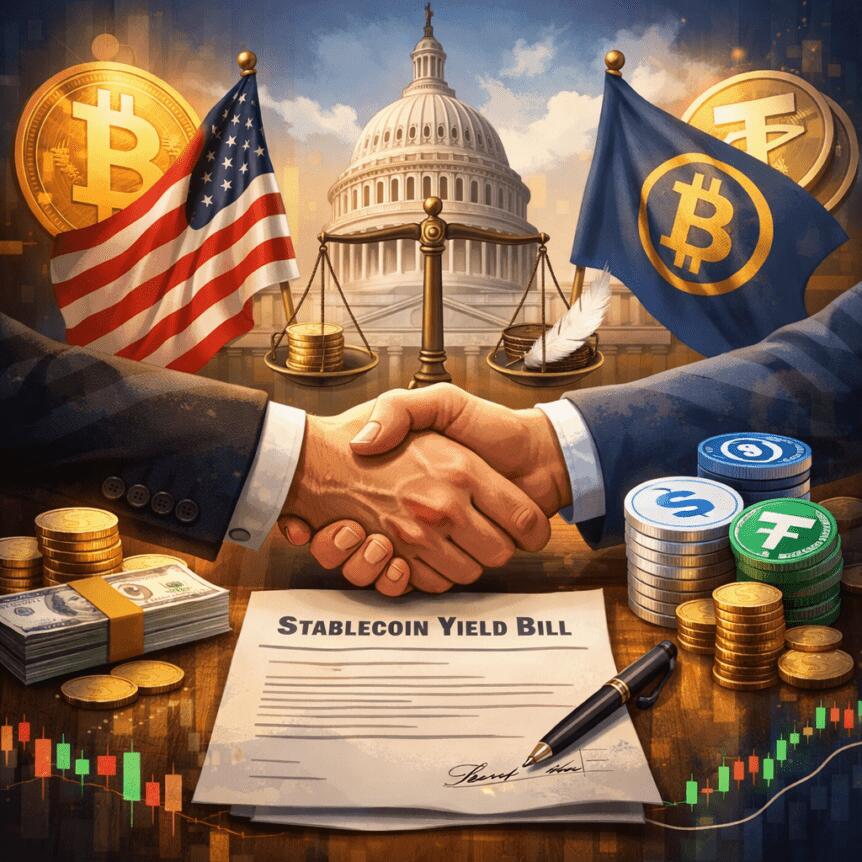 Crypto Firms Propose Compromises To Save Stablecoin Yield Bill
