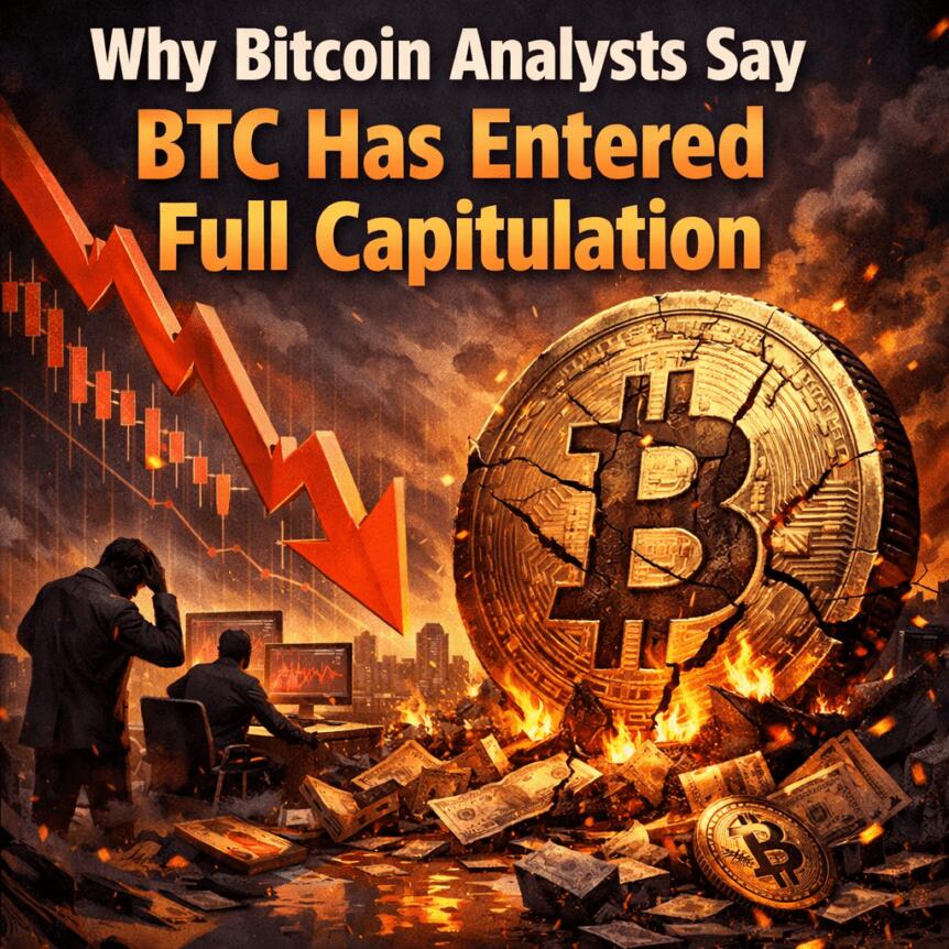 Why Bitcoin Analysts Say BTC Has Entered Full Capitulation