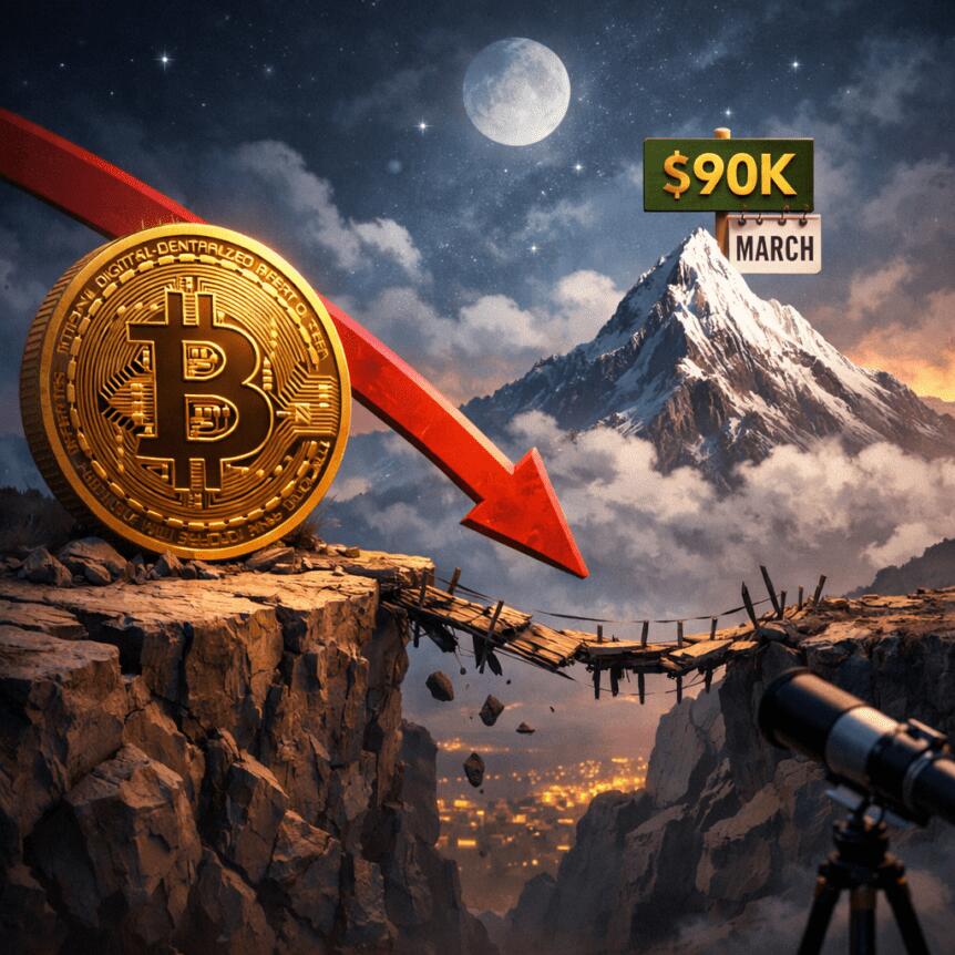 Bitcoin's Shot At $90k By March Is Slim
