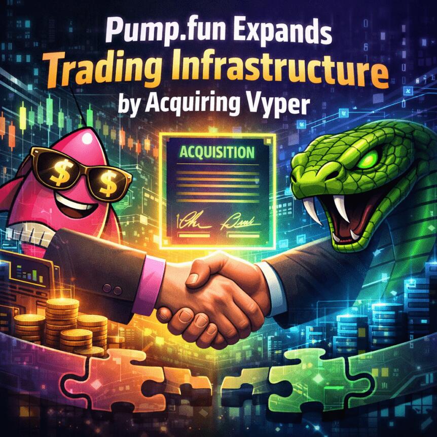 Pump.fun Expands Trading Infrastructure by Acquiring Vyper