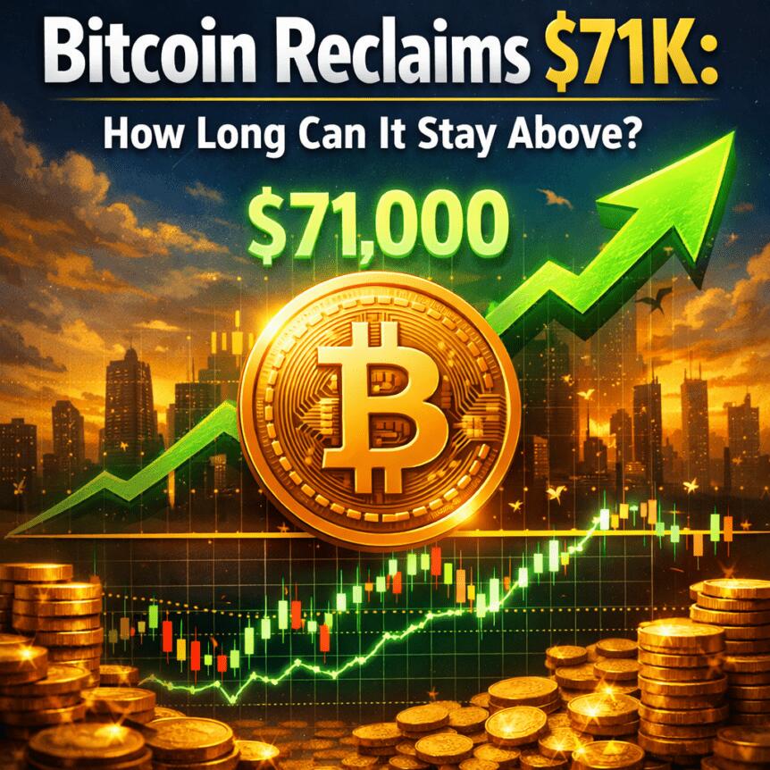 Bitcoin Reclaims $71k: How Long Can It Stay Above?