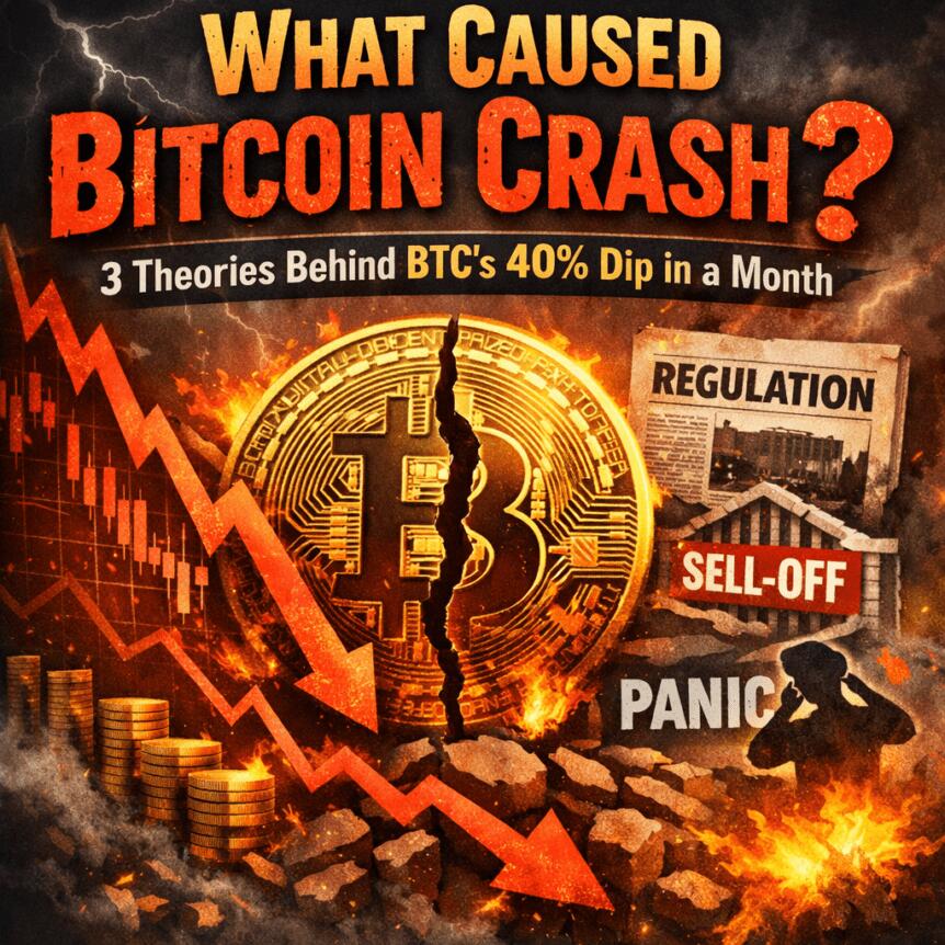 What Caused Bitcoin Crash? 3 Theories Behind Btc's 40% Dip In A Month