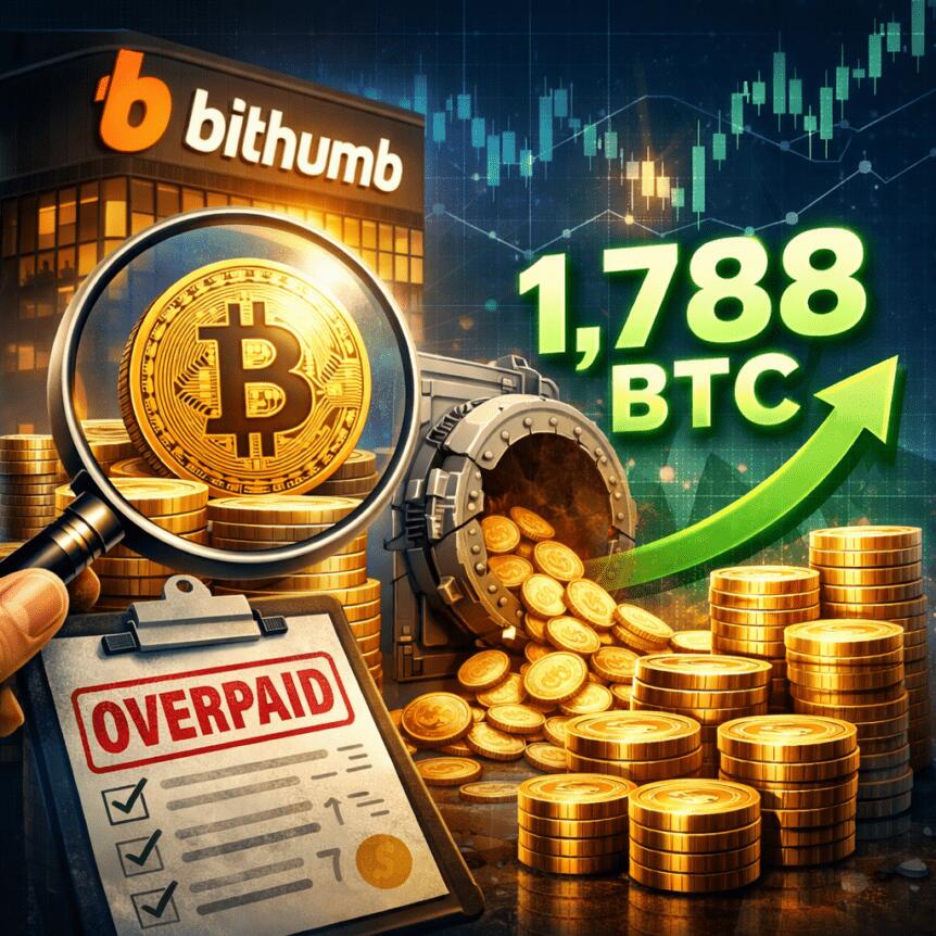 Bithumb Recovers Overpaid Btc, Fills 1,788 Btc Shortfall