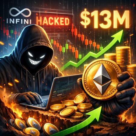 Infini Hacker Returns After Exploit, Buys Ether Dip Worth $13M Infini Hacker Returns After Exploit, Buys Ether Dip Worth $13m
