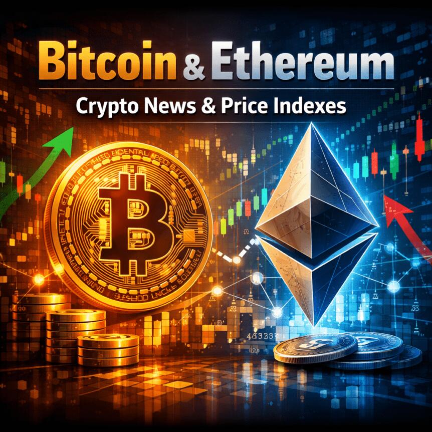 Bitcoin & Ethereum: Crypto News & Price Indexes