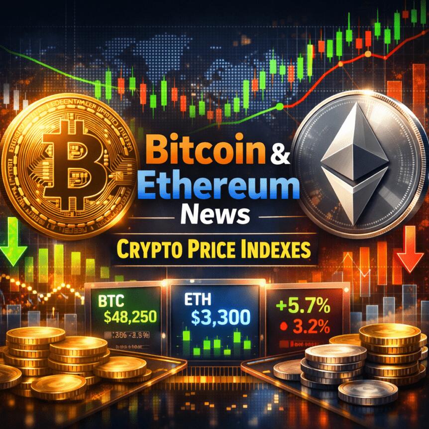Bitcoin & Ethereum News, Crypto Price Indexes