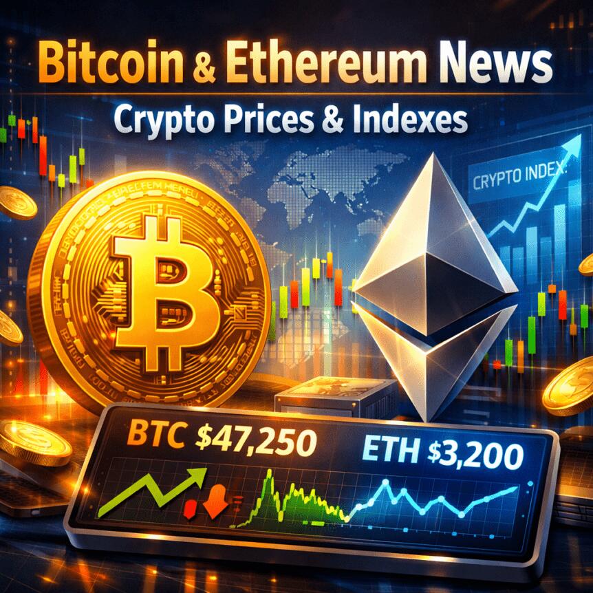 Bitcoin & Ethereum News, Crypto Prices & Indexes