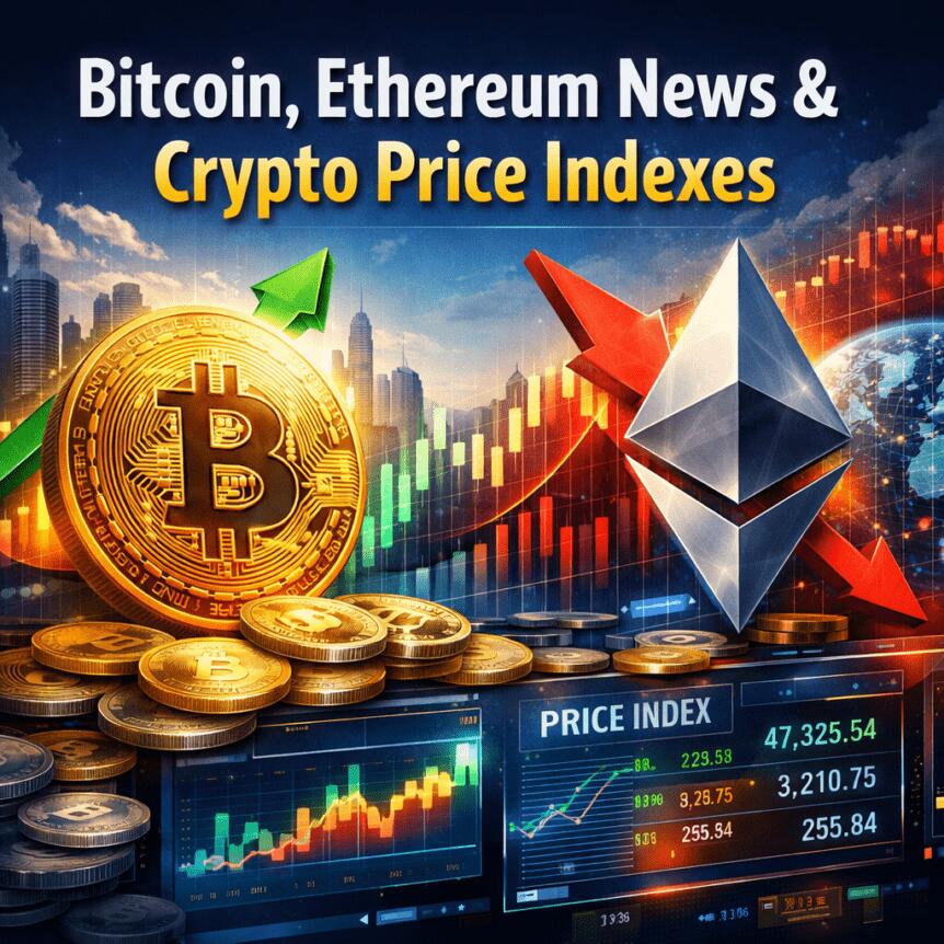 Bitcoin, Ethereum News & Crypto Price Indexes