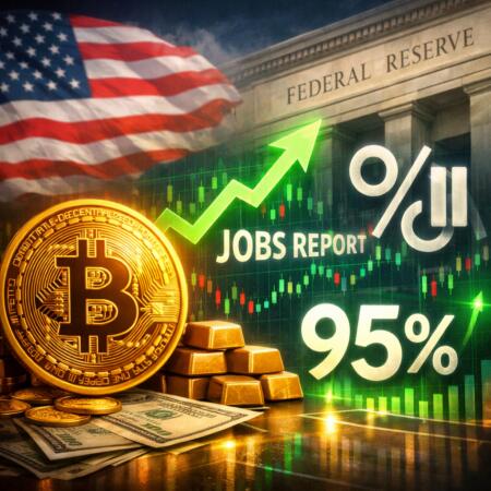 Bitcoin Surges After Us Jobs Beat As Fed Pause Odds Near 95%