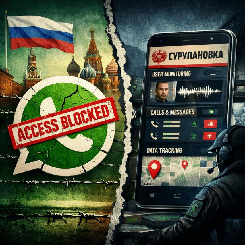Russia Blocks WhatsApp to Push Surveillance App, Company Claims