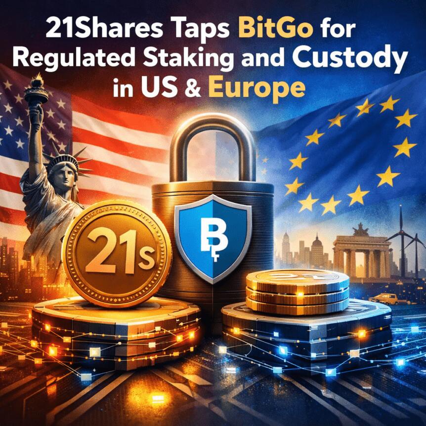 21shares Taps Bitgo For Regulated Staking And Custody In Us & Europe
